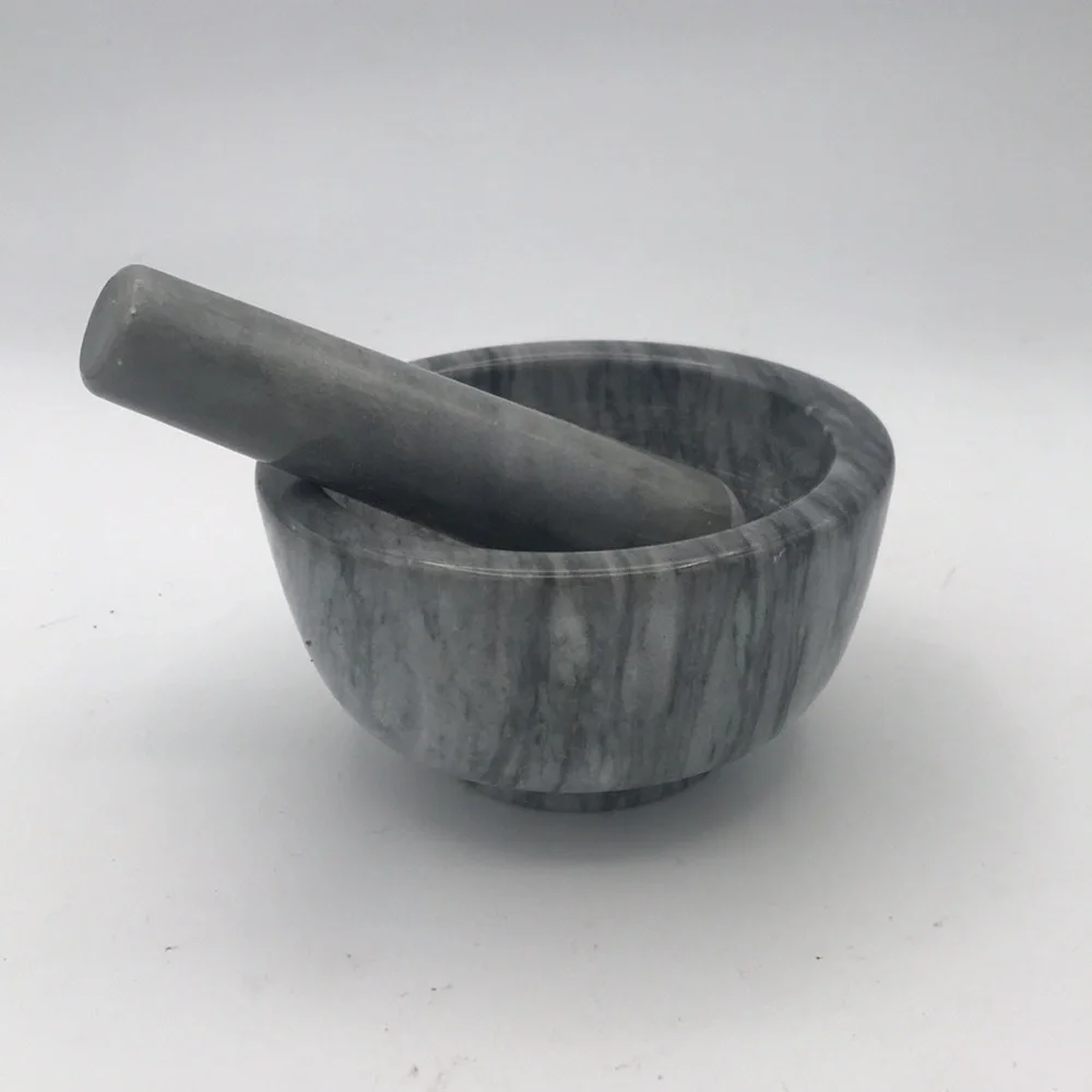 VTG Marble Mortar &‎ Pestle Set Grey
